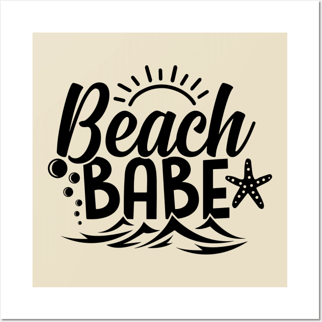 Beach Babe Wall Art by busines_night